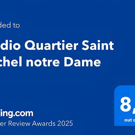 Studio Quartier Saint Michel Notre Dame Free Netflix Paris Exteriör bild