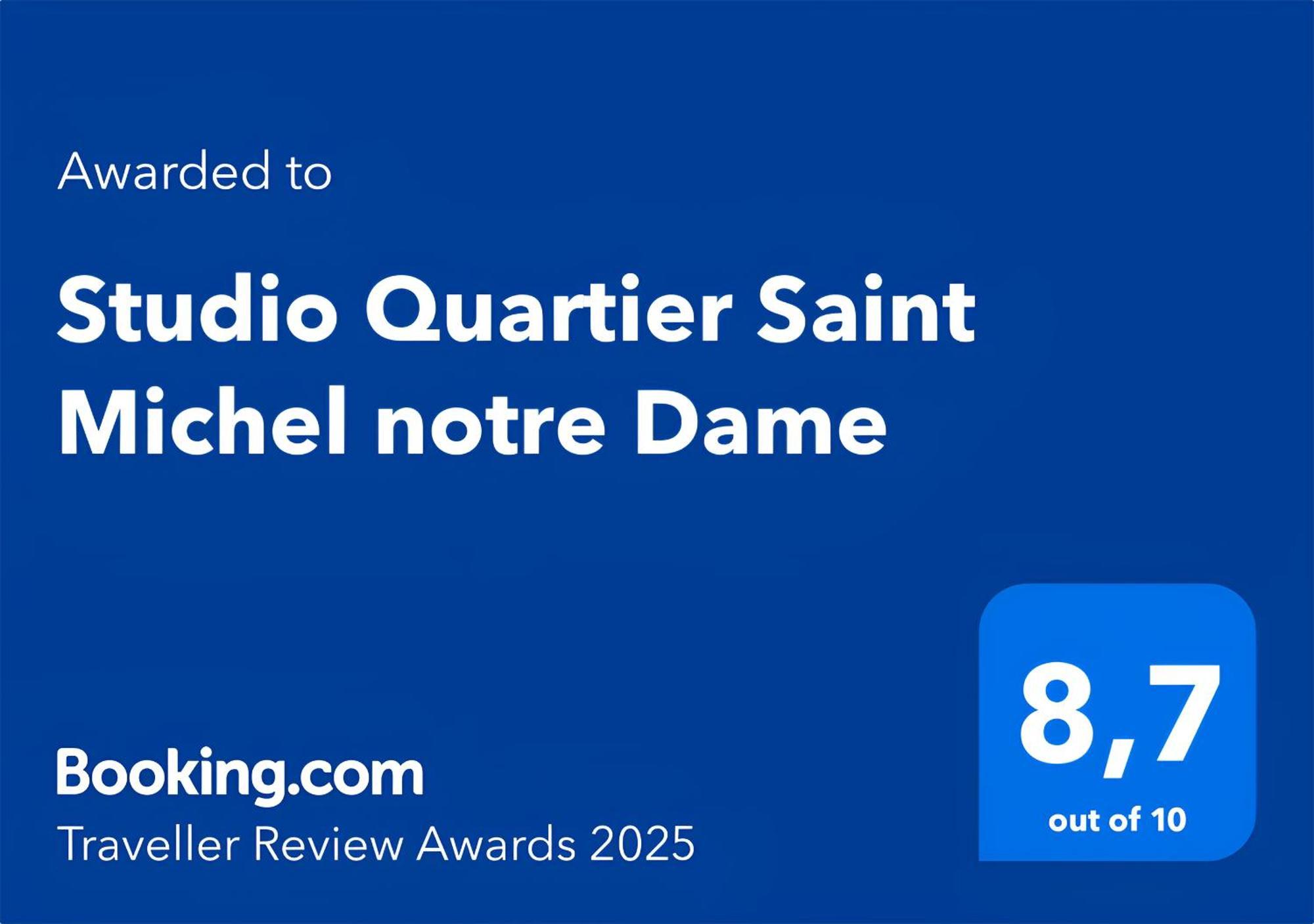 Studio Quartier Saint Michel Notre Dame Free Netflix Paris Exteriör bild